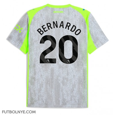 Camiseta Manchester City Bernardo Silva #20 Tercera Equipación 2025-26 manga corta Camiseta Manchester City Bernardo Silva #20 Tercera Equipación 2025-26 manga corta